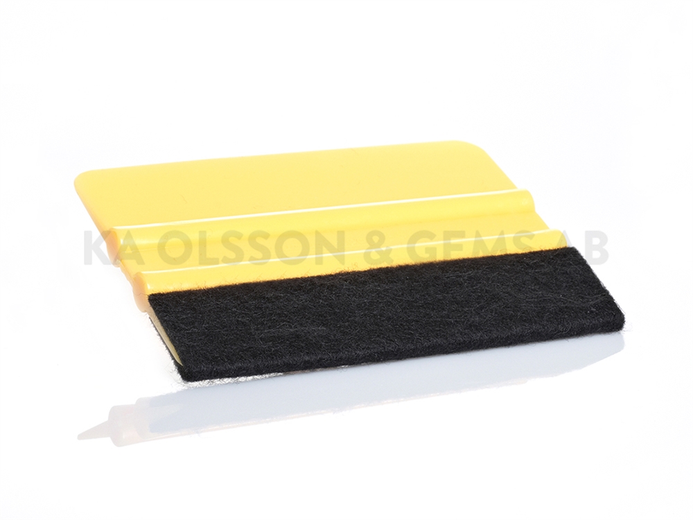 Squeegee with felt 10 cm