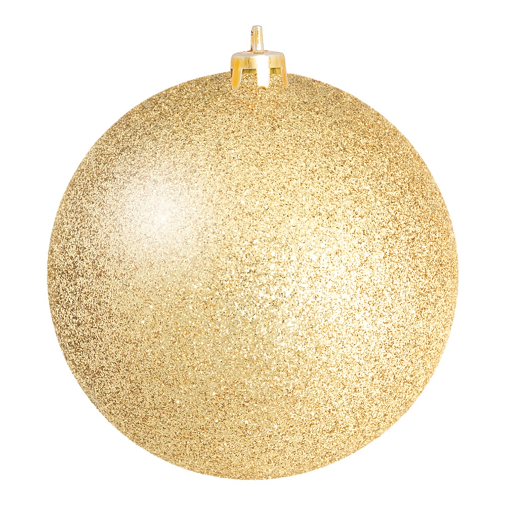 Christmas Ball Gold Glitter