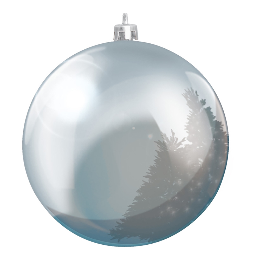 Christmas Ball Silver Shiny 6 cm