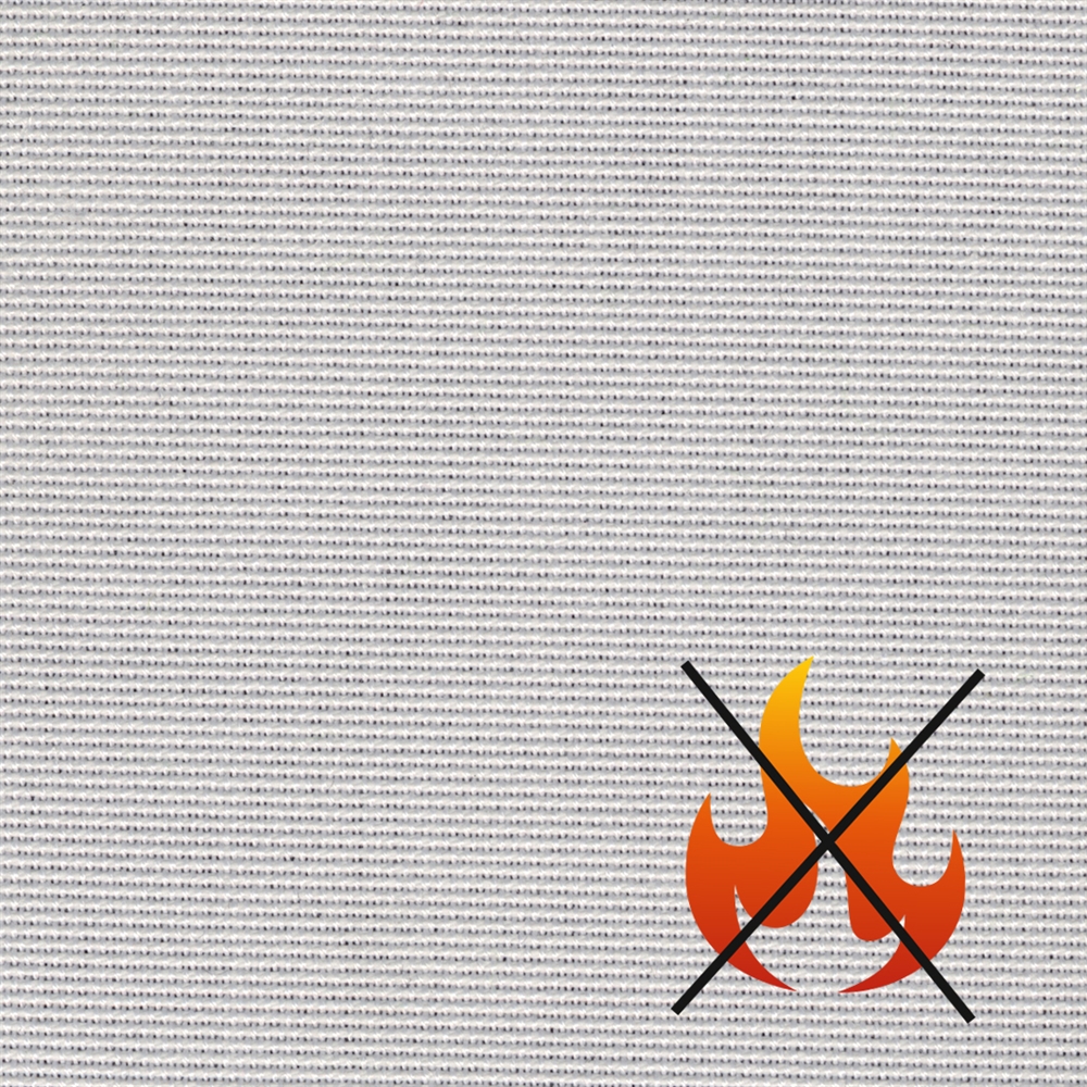 Bühnen nessel polyester, flamsäker