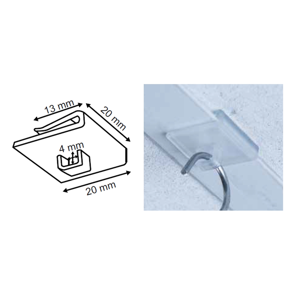 Takkrok i plast 100st