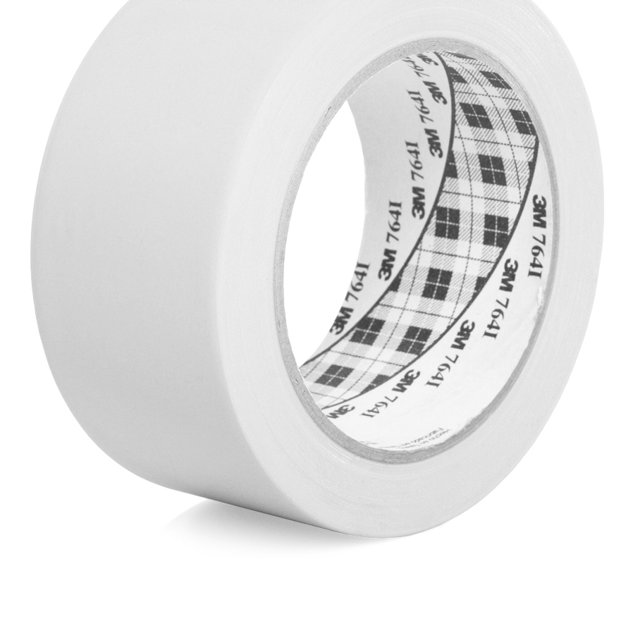 3M™ 764 Vinyltejp vit