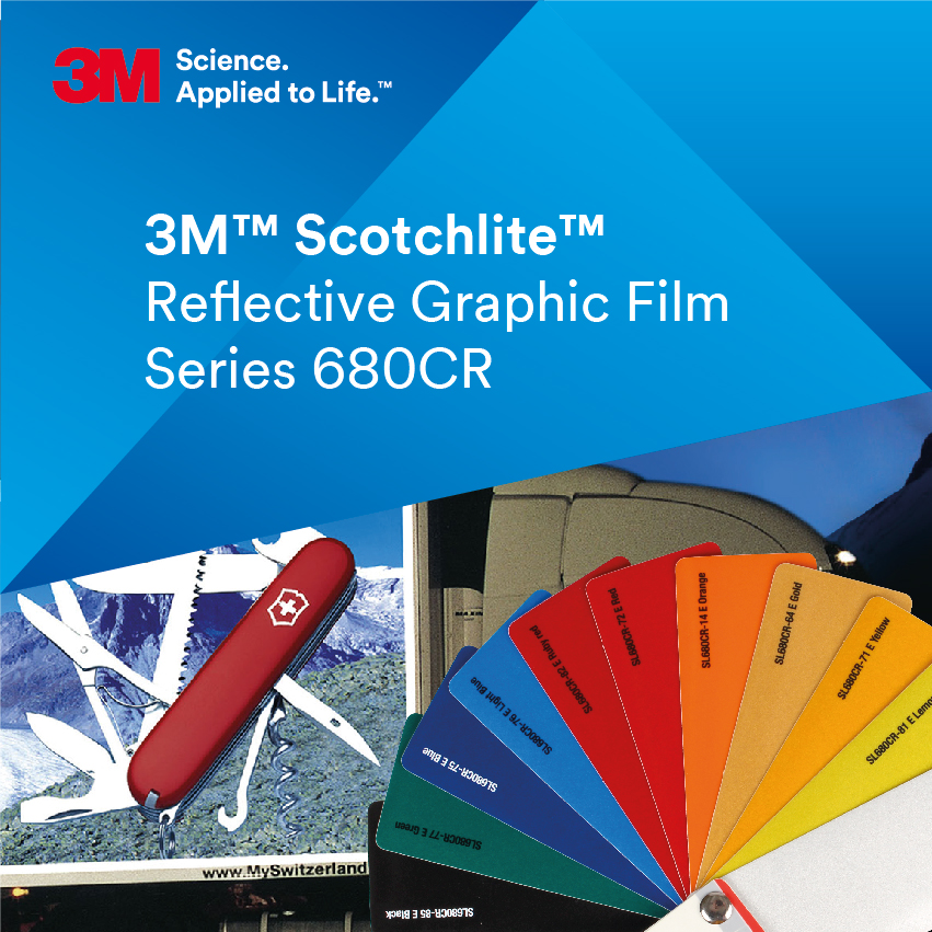3M™ Scotchlite™ 680CR-serien med kanaler