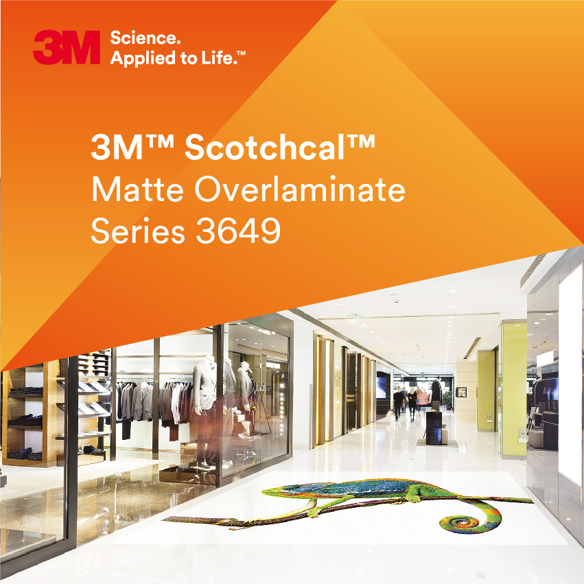 3M™ Scotchcal™ 3649 för golv 3M™ Scotchcal™ 3649 för golv