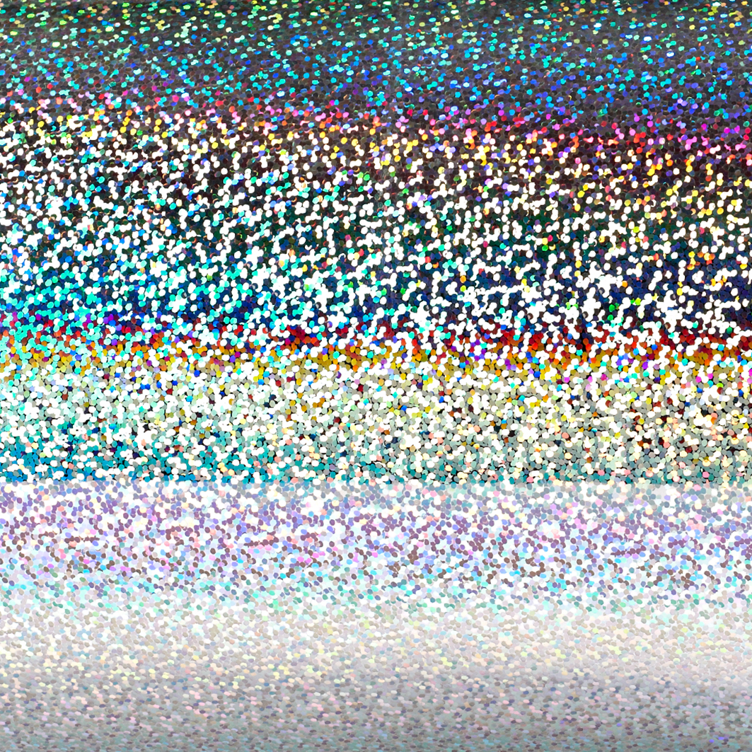 KA Holografisk folie Metal Flake Silver