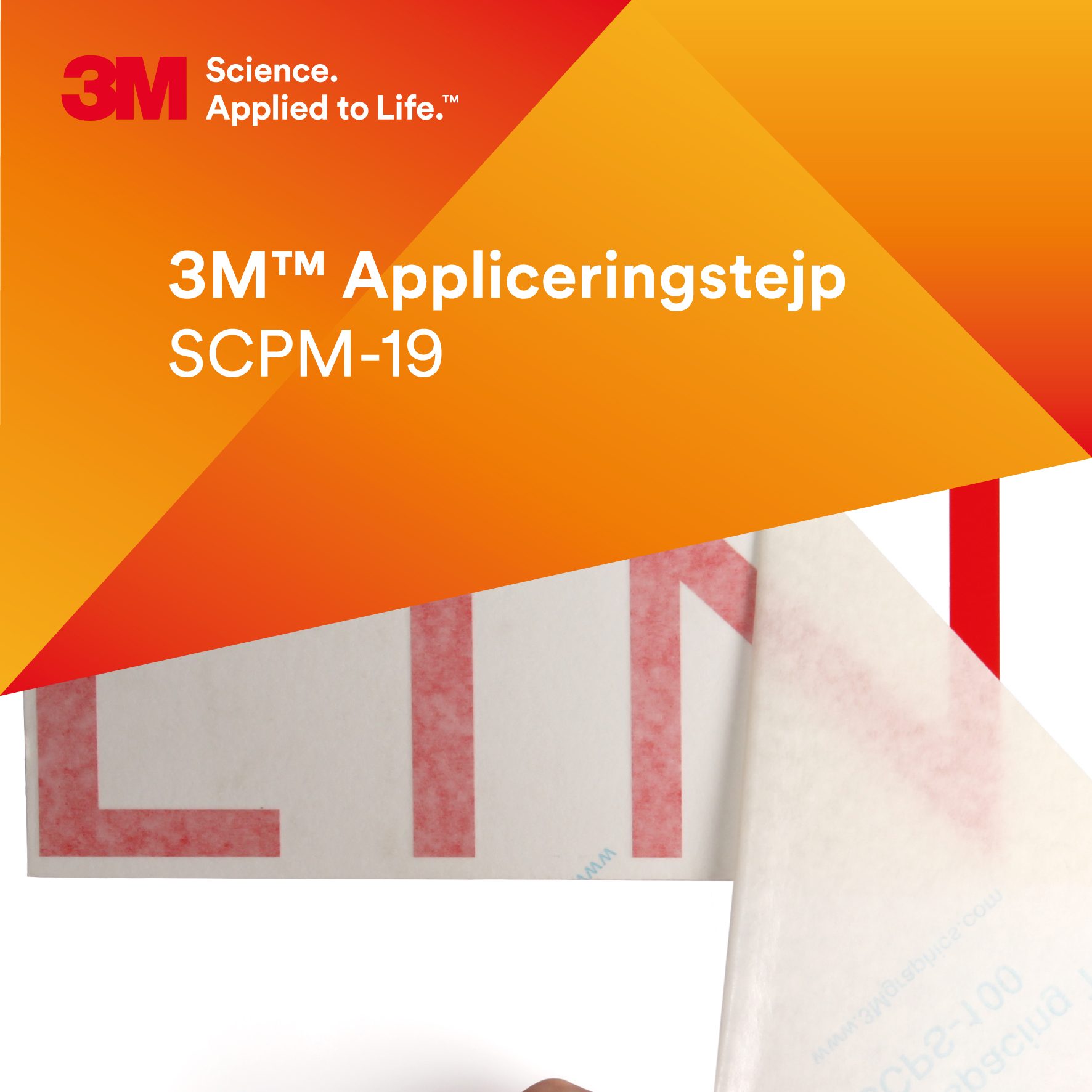 3M™ SCPM 19 Lätthäftande appliceringstejp