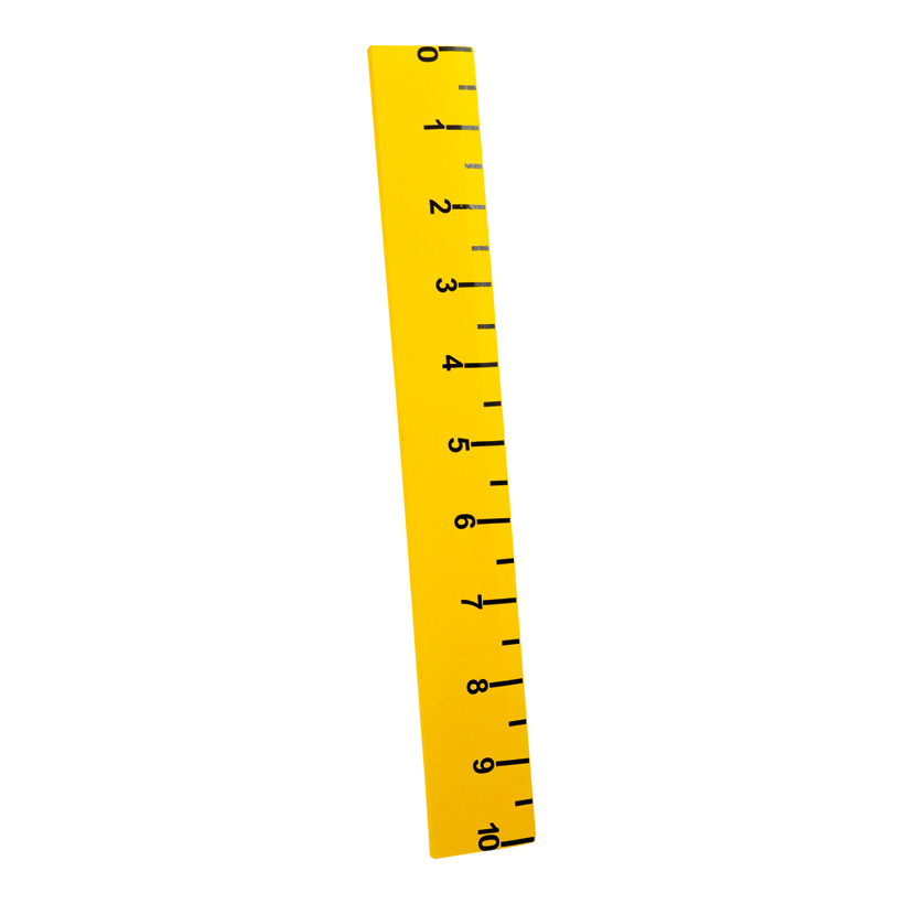 Ruler 120x17cm yellow