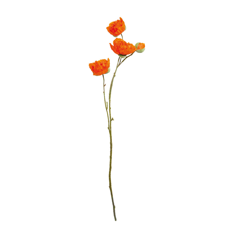 POPPY TWIG 80CM LIGHT ORANGE