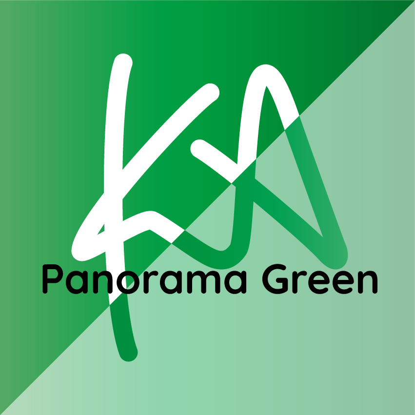 Panorama Green Perforerad vit/svart