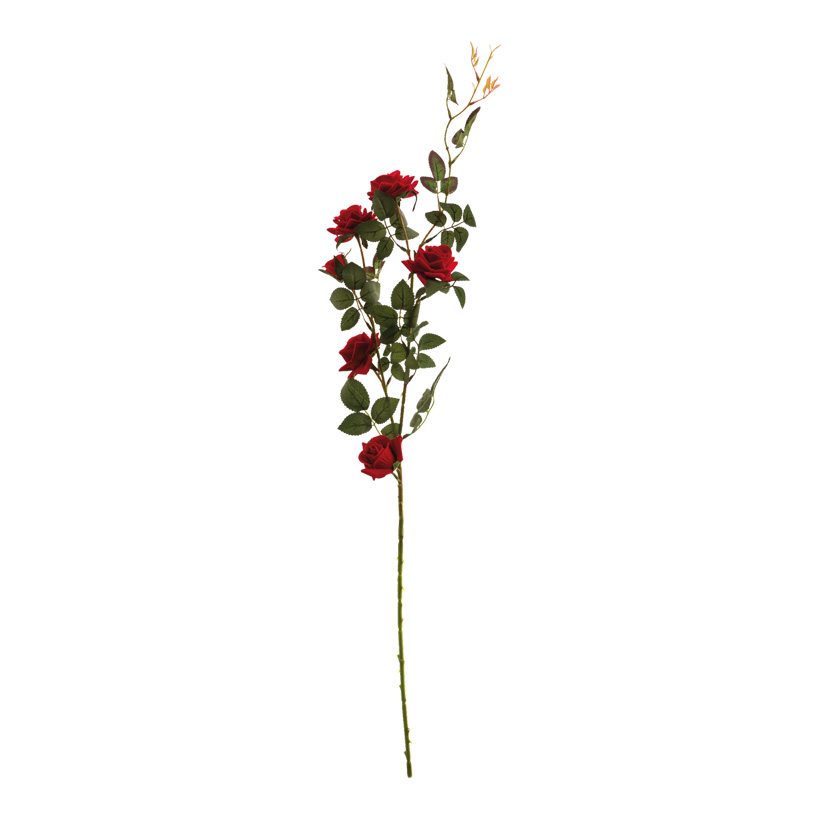 ROSE SPRAY 88CM RED/GREEN