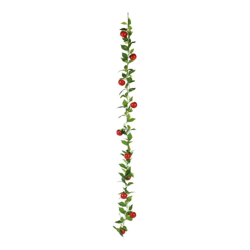 APPLE GARLAND 180CM GREEN