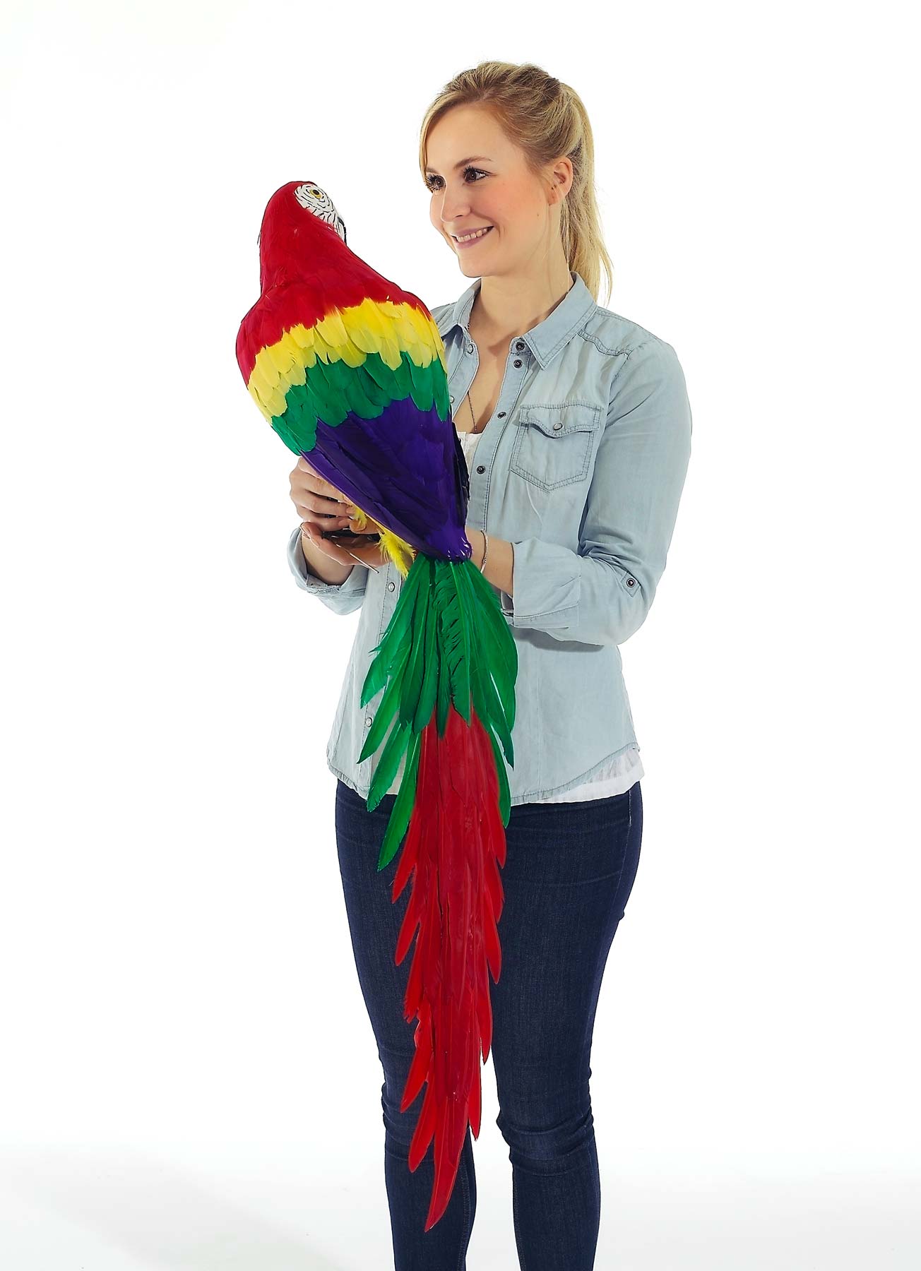 PARROT 120 CM RED/YELLOW/