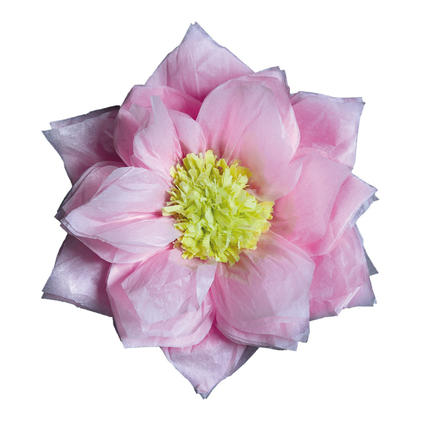 Pappersblomma Ø30cm Ljusrosa