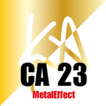 KA CA23 MetalEffect Guld borstad