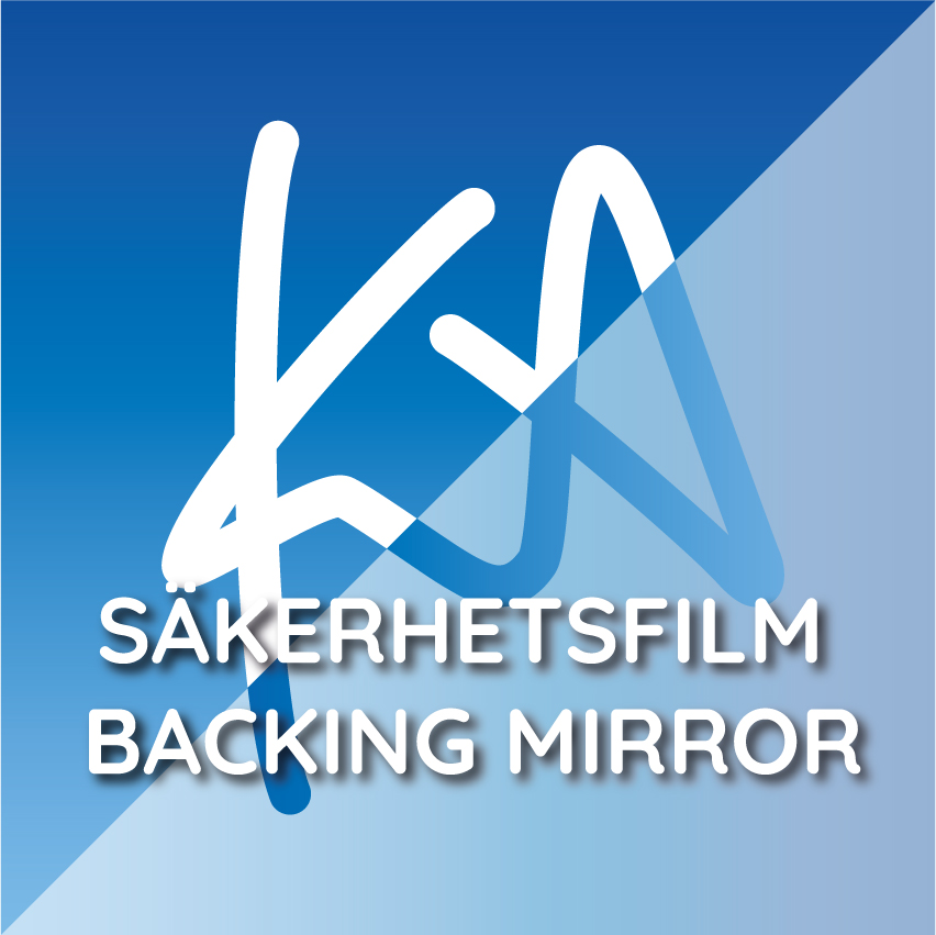 KA saftey film backing mirror