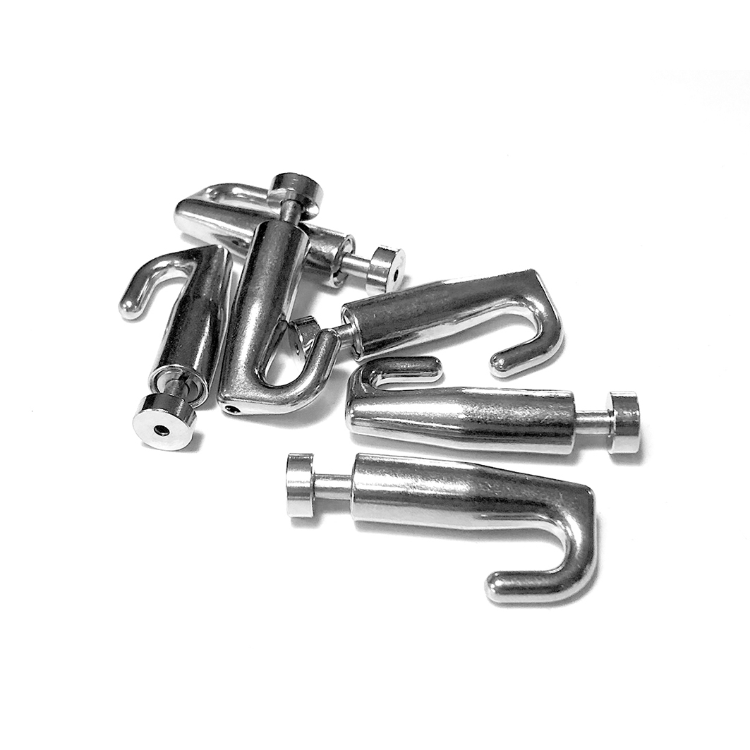 Öppen självlåsande krok