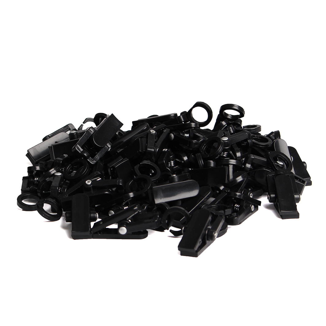 Scarvesklämma svart 100st