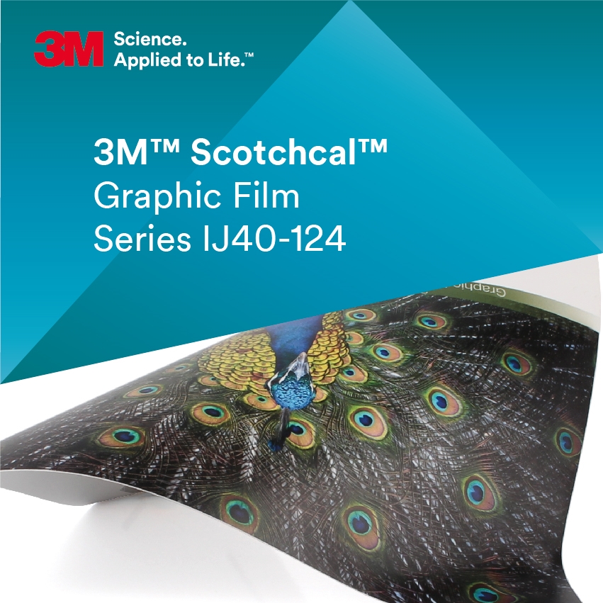 3M™ Scotchcal™ IJ40-124R Transparent matt | Avtagbart