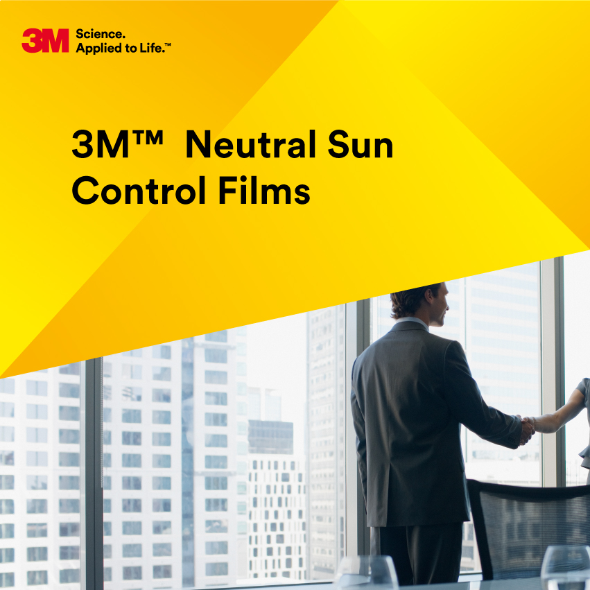 3M™ Solskyddsfilm traditionell Neutral Interiör