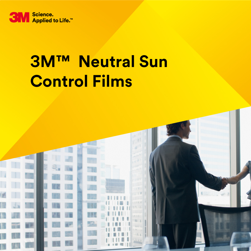 3M™ Solskyddsfilm traditionell Neutral 35 Exteriör 122 cm