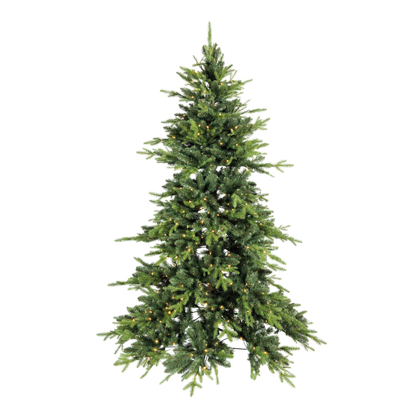 Julgran med LEDs 90x180cm