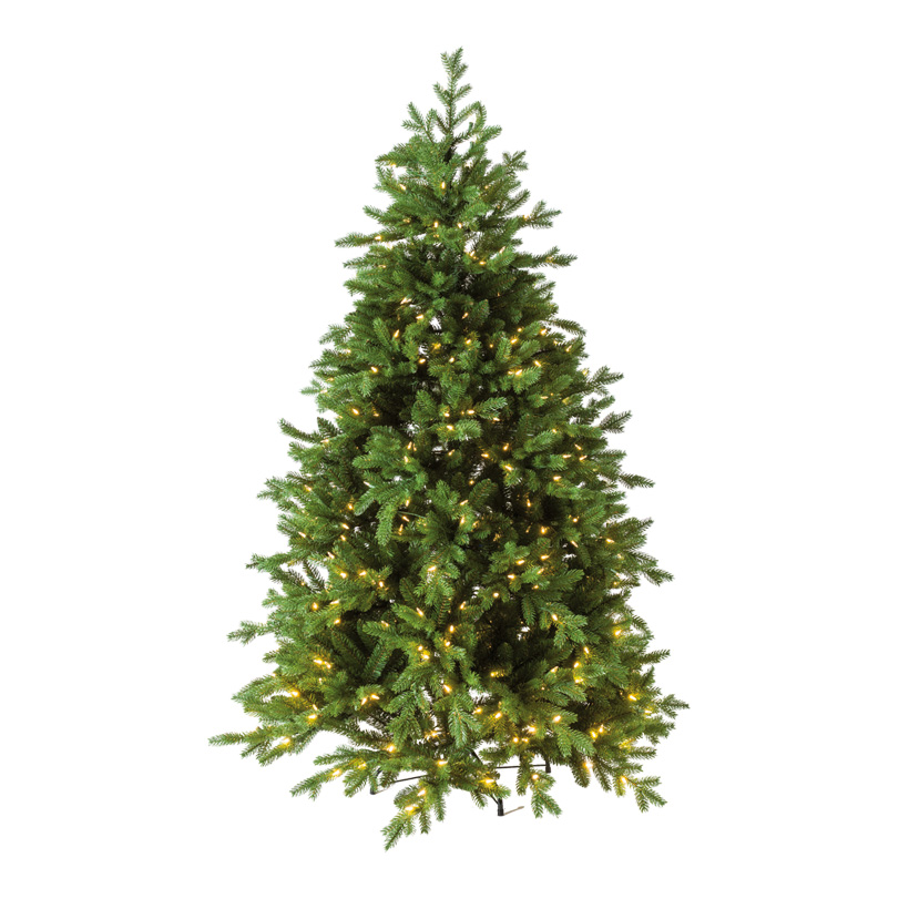 Julgran med LEDs för utomhusbruk 210 cm