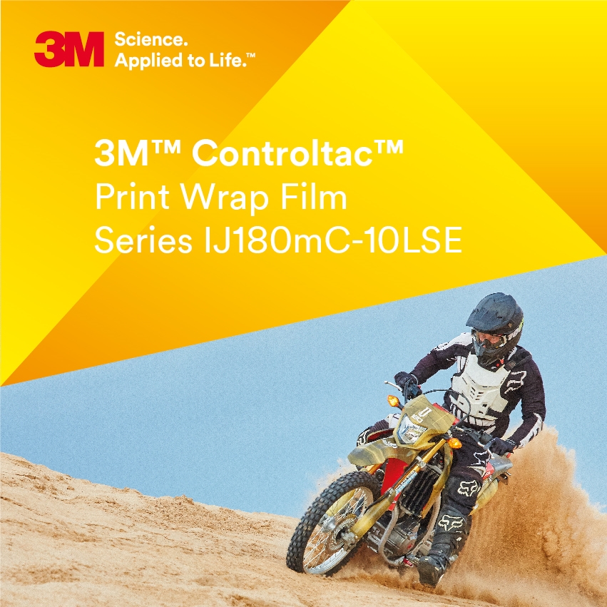 3M™ Controltac™ IJ180mC-10LSE Low Surface Energy 137 cm