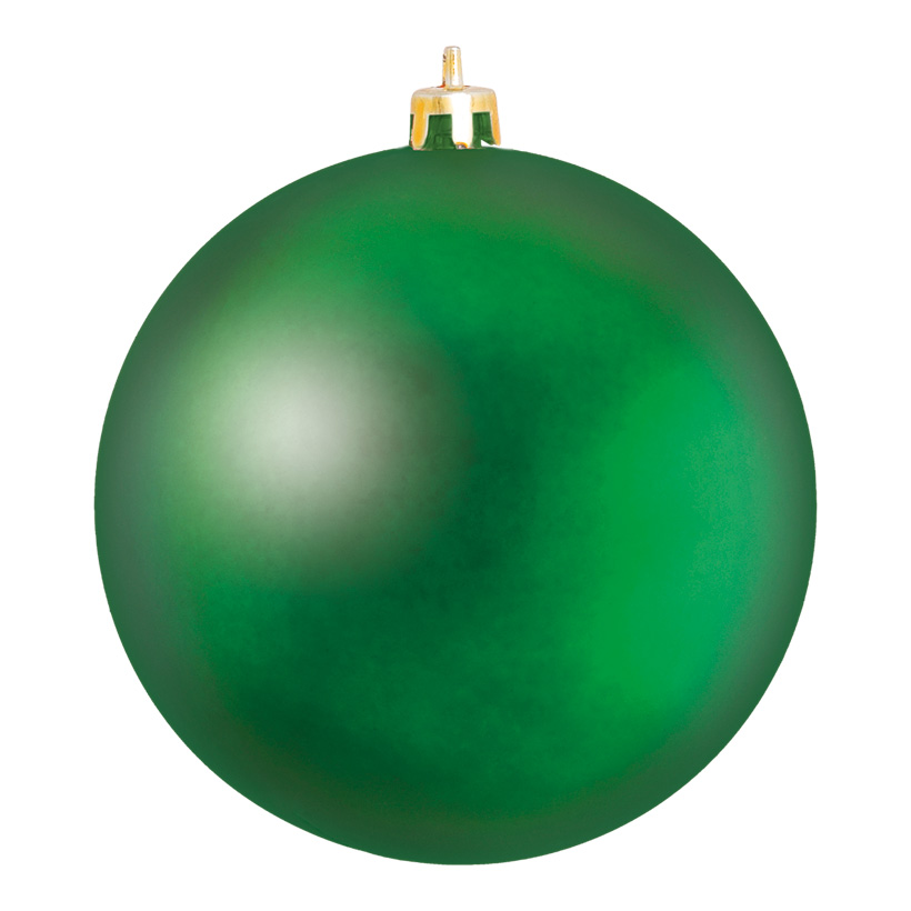 Christmas Ball Green Matt 14 cm