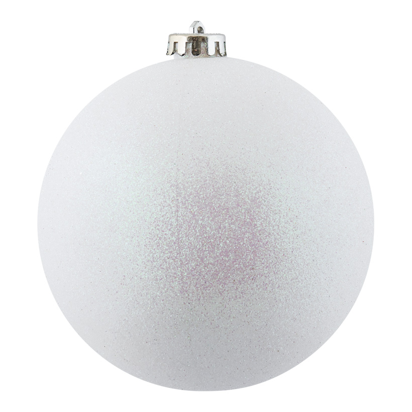 Julkula Vit Glitter 14 cm