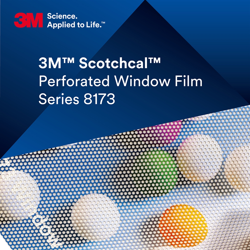 3M™ Scotchcal™ 8173UV Perforerad för UV/latex