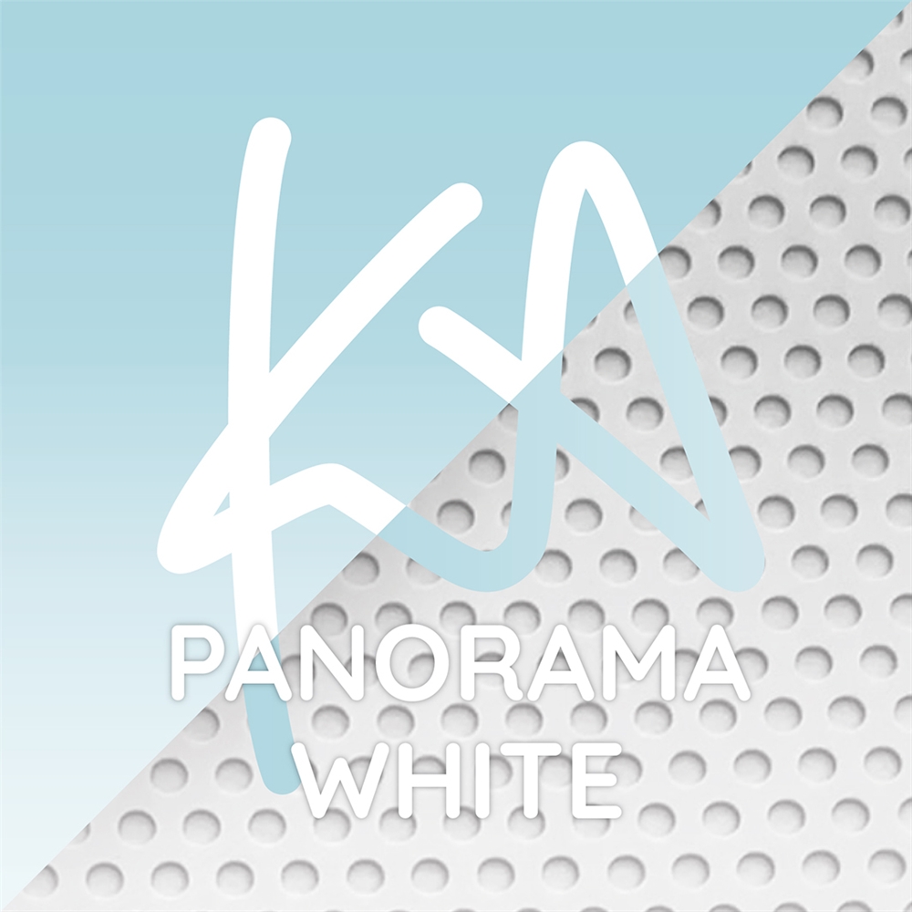 Panorama White Perforerad vit/vit