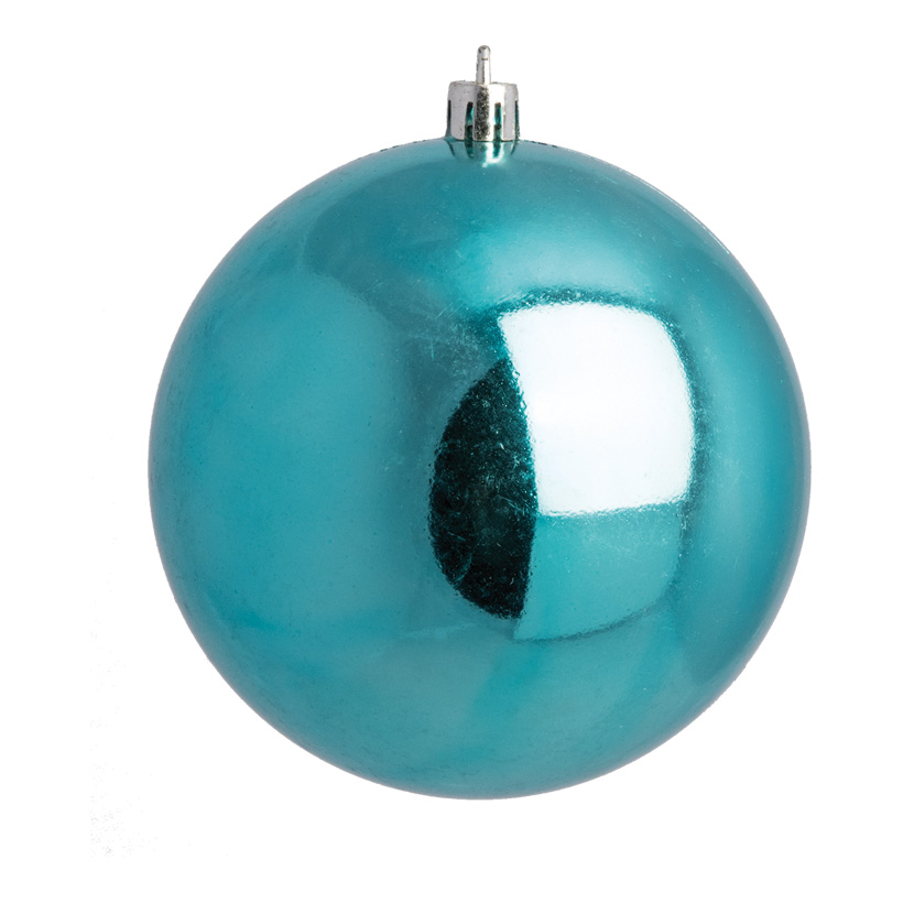 Christmas Ball Aqua Shiny