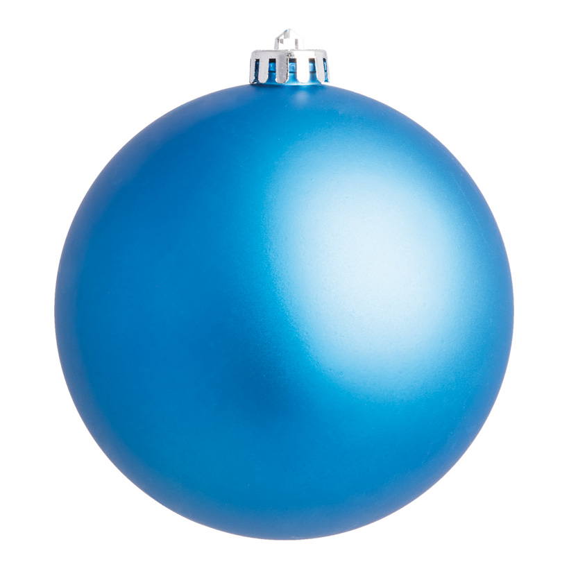 Christmas Ball Blue Matt 8 cm