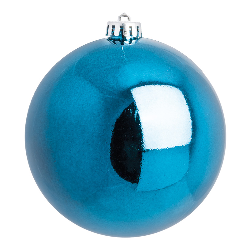 Christmas Ball Blue Shiny 10 cm