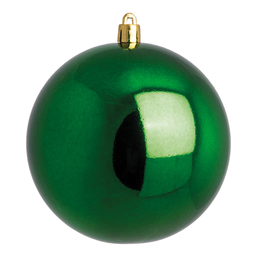Christmas Ball Green Shiny