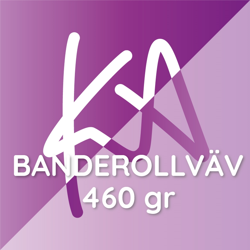 KA IJ Banderollväv 460 gr, enkelsidig