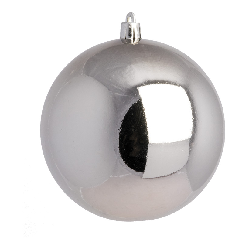 Christmas Ball Silver Shiny