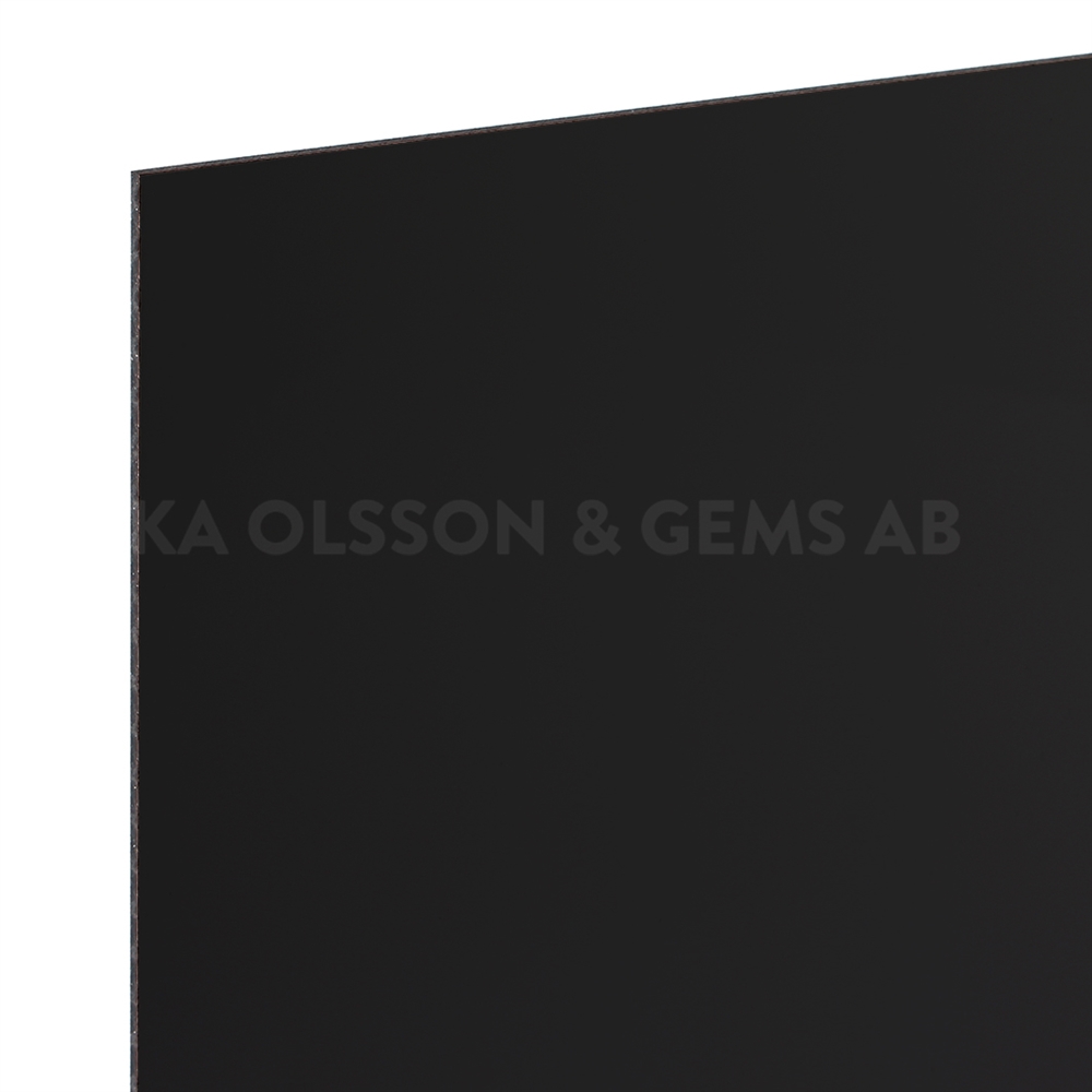 DIBOND svart blank/matt 1015 x 1500 mm