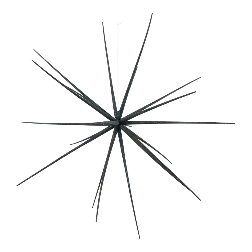 Sputnik Star Glitter Black 55 cm