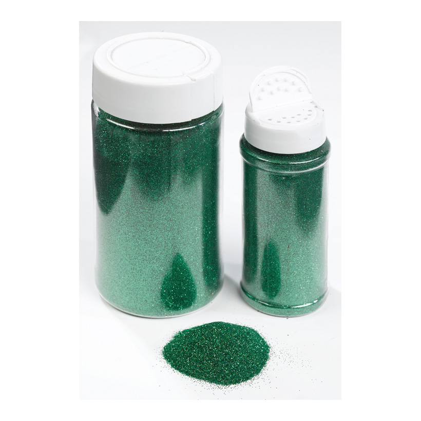 Glitter i burk 110g Grön