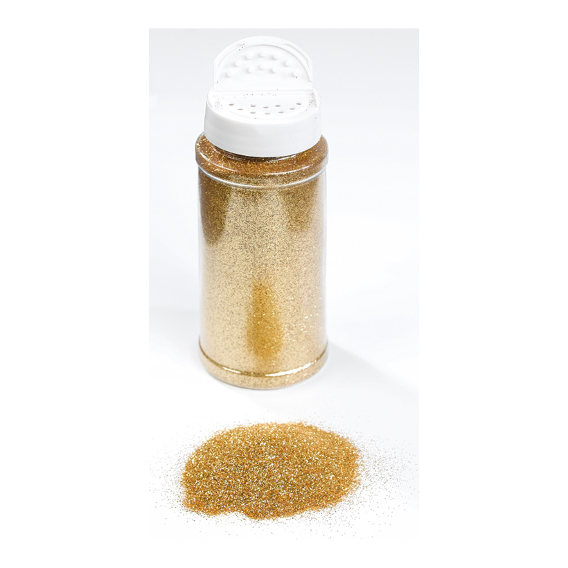 Glitter i burk 110g Guld