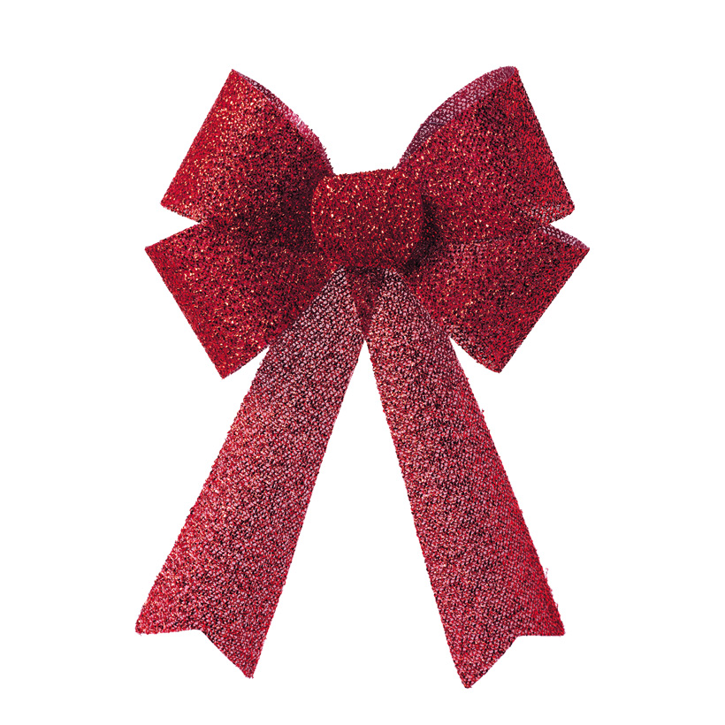 Rosett Glitter Röd 47 cm