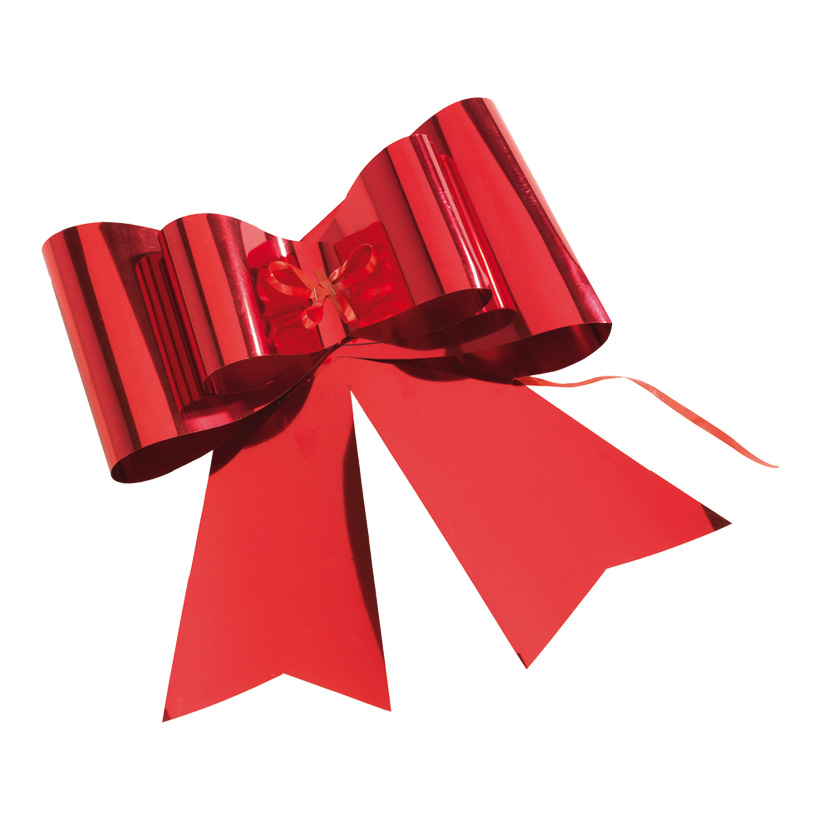 Rosett i folie 30cm Röd