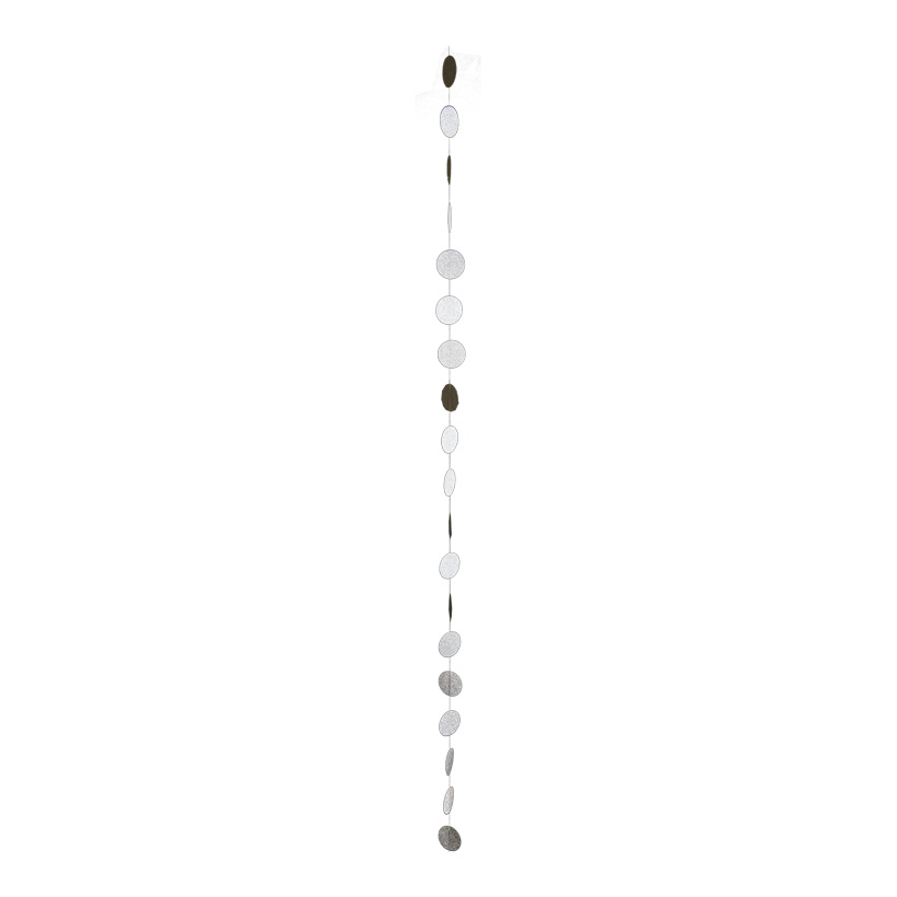 Paper Garland Silver 280 cm