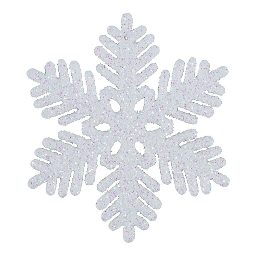 Snöflinga glittrig 10 cm