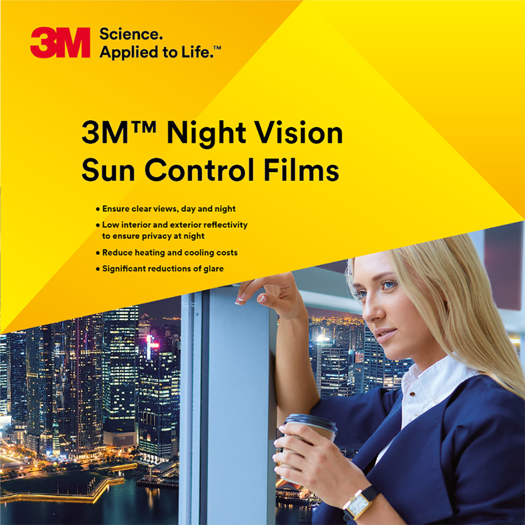 3M™ Night Vision solskyddsfilm 25 Exteriör