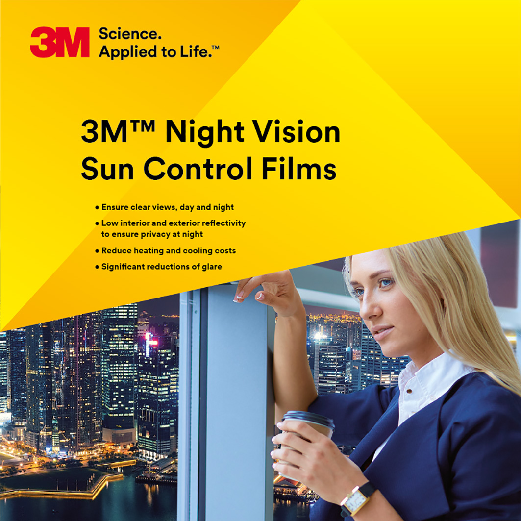 3M™ Night Vision solskyddsfilm 25 Interiör 152 cm