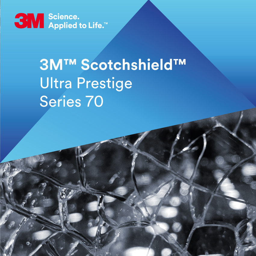 3M™ Ultra Safety sol- och säkerhetsfilm Prestige 70 Interiör 152 cm