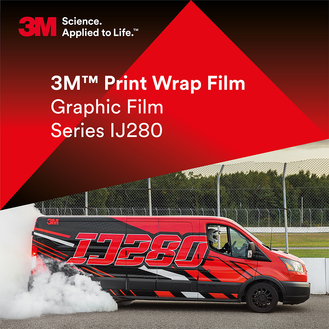 3M™ IJ280-10 Print wrap film | Vit blank