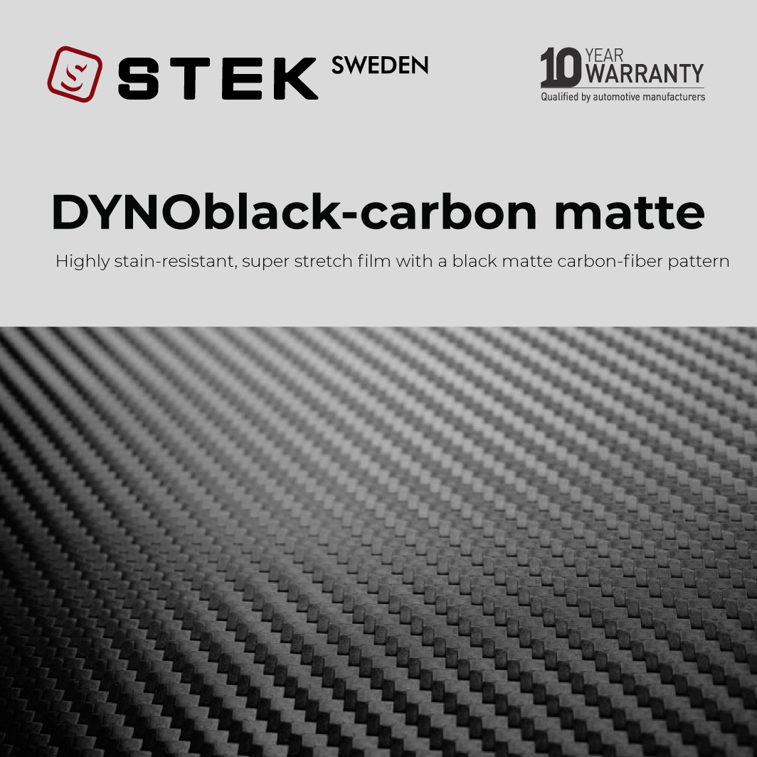 STEK DYNOblack-carbon matte | Svart matt kolfiber